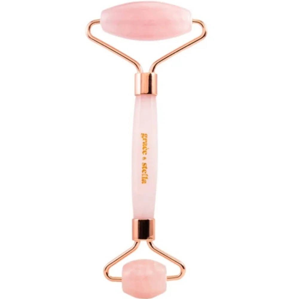 NIB Grace & Stella Rose Quartz Facial Massager - Sealed
